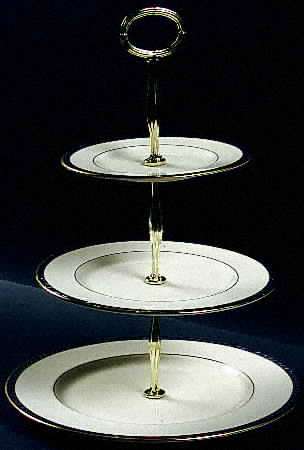 Hamilton 13 7/8"-14 1/4" 3-Tiered Serving Tray(DP,SP,BB) HC