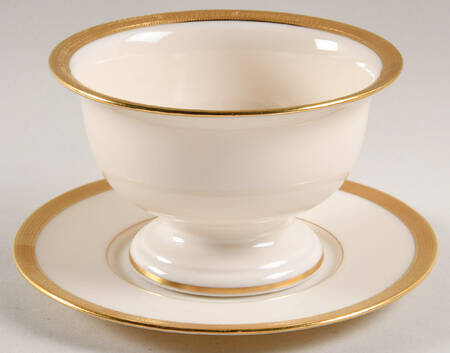 Hanover (Cream) Mayonnaise Bowl & Underplate