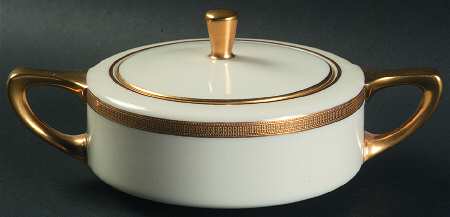 Hanover (Cream) Sugar Bowl & Lid