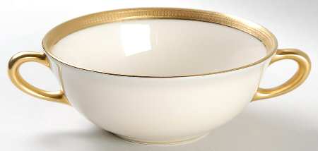 Hanover (Cream) Flat Cream Soup Bowl