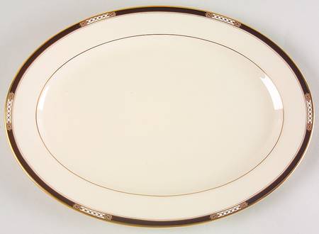 Hancock 13" Oval Serving Platter by Lenox