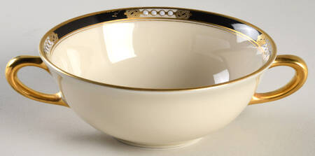Hancock Flat Cream Soup Bowl