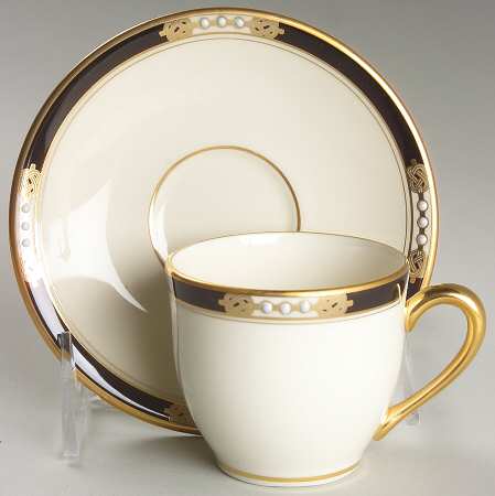 Hancock Flat Demitasse Cup & Saucer Set
