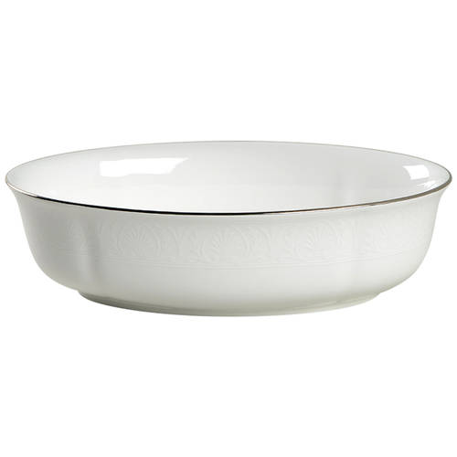 Hannah Platinum 9" Oval Vegetable Bowl by Lenox
