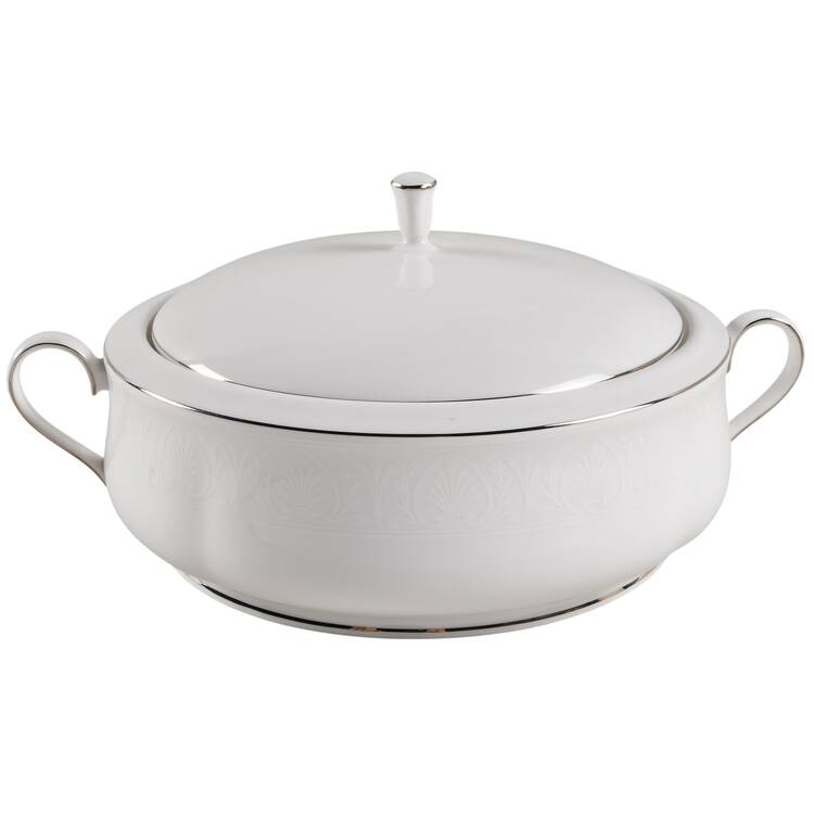 Hannah Platinum Tureen & Lid by Lenox