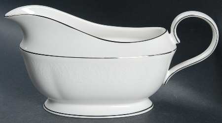 Hannah Platinum Gravy Boat