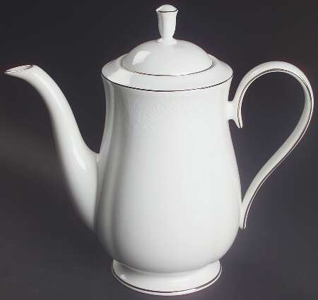 Hannah Platinum Coffee Pot & Lid