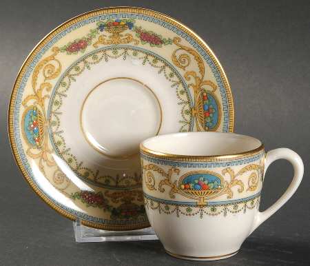 Harwood Flat Demitasse Cup & Saucer Set by Lenox