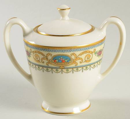 Harwood Sugar Bowl & Lid by Lenox