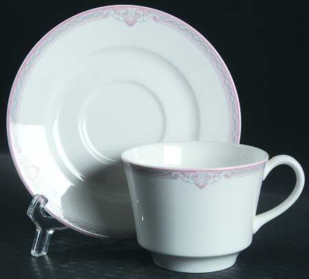 Hatteras Flat Cup & Saucer Set by Lenox
