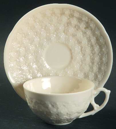Hawthorne White Flat Demitasse Cup & Saucer Set
