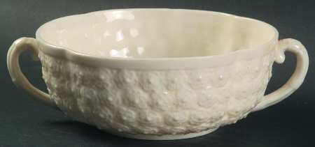Hawthorne White Flat Cream Soup Bowl
