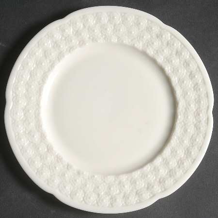 Hawthorne White Dessert/Pie Plate