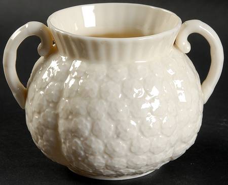 Hawthorne White Sugar Bowl No Lid