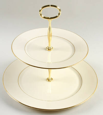 Hayworth 6 5/8"-10"  2 Tiered Serving Tray (Dp, Sp) HC