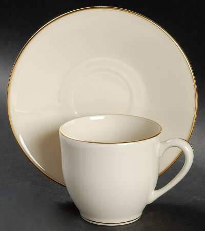 Hayworth Flat Demitasse Cup & Saucer Set