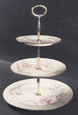 Heiress 13 7/8"-14 1/4" 3-Tiered Serving Tray(DP,SP,BB) HC