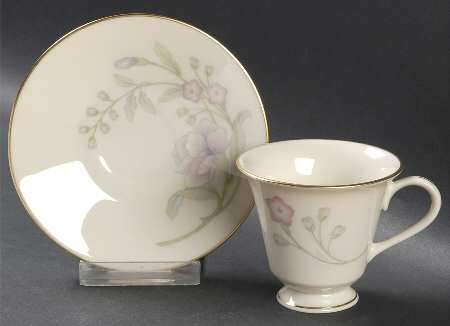 Heiress Footed Demitasse Cup & Saucer Set