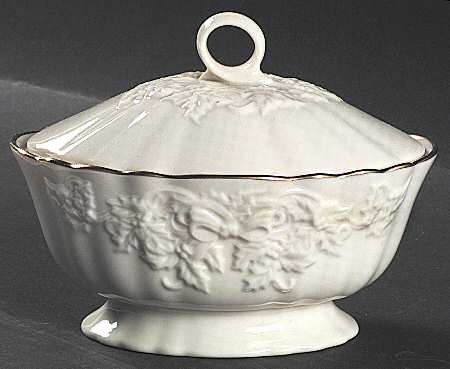 Holiday Hostess (Giftware) Sugar Bowl & Lid
