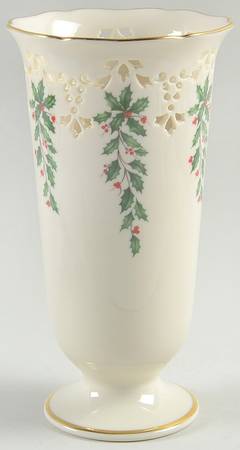 Holiday (Dimension) 8" Pierced Vase