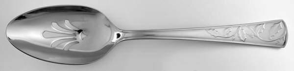 Holiday (Dimension) Pierced Serving Spoon-All Stainless