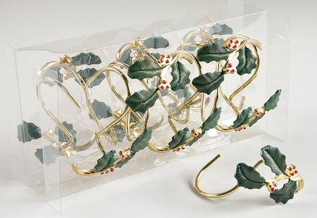 Holiday (Dimension) (Set of 12) Shower Curtain Hooks