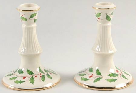 Holiday (Dimension) 5" Candlestick - Set of 2