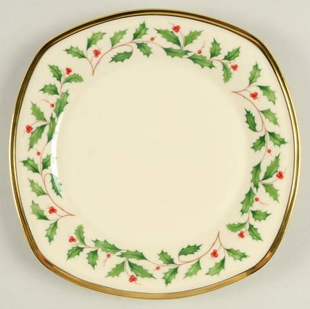 Holiday (Dimension) Square Accent Luncheon Plate
