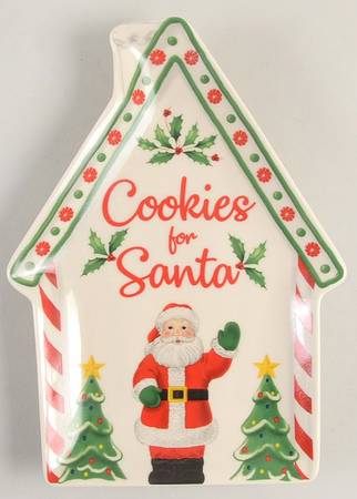 Holiday (Dimension) "Cookies for Santa" Plate