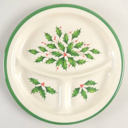 Holiday (Dimension) Melamine Divided Child's Plate