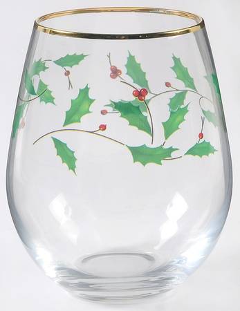 Holiday (Dimension) Glassware Stemless Wine