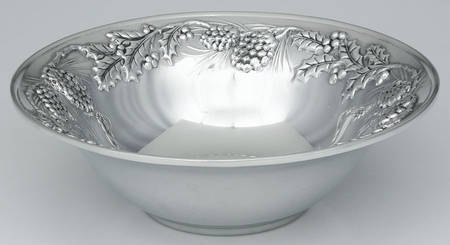 Holiday (Dimension) 12" Round Metal Serving Bowl