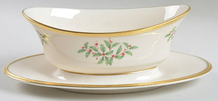 Holiday (Dimension) Gravy Boat with Attached Underplate