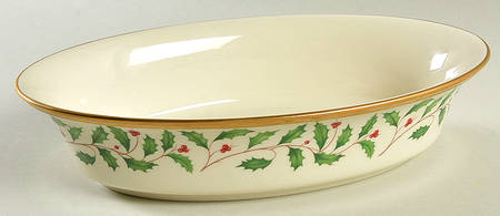 Holiday (Dimension) 10" Oval Vegetable Bowl