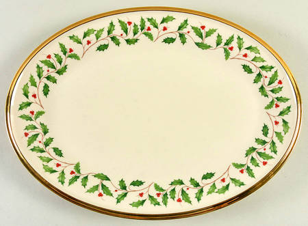 Holiday (Dimension) 13" Oval Serving Platter