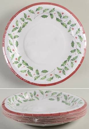 Holiday (Dimension) (Pack of 16) Paper Luncheon/Dessert Plates