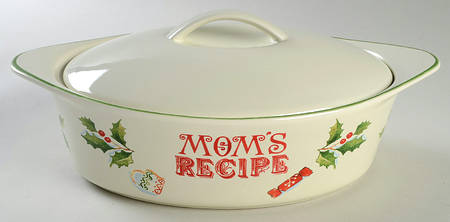 Holiday (Dimension) 2 Quart Oval Covered Casserole