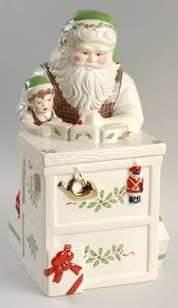 Holiday (Dimension) Figural Cookie Jar & Lid