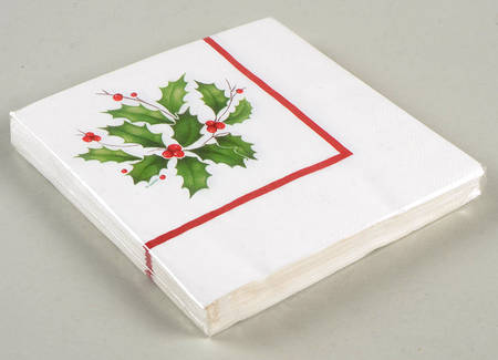 Holiday (Dimension) Package of Paper Beverage Napkins
