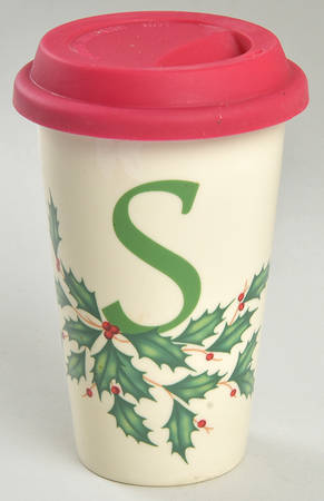 Holiday (Dimension) Monogram S Travel Tumbler & Silicone Lid