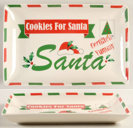Holiday (Dimension) "Cookies For Santa" Tray