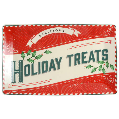Holiday (Dimension) 13" Rectangular Tray