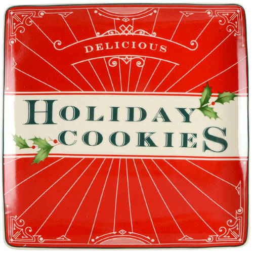 Holiday (Dimension) 10" Square Tray