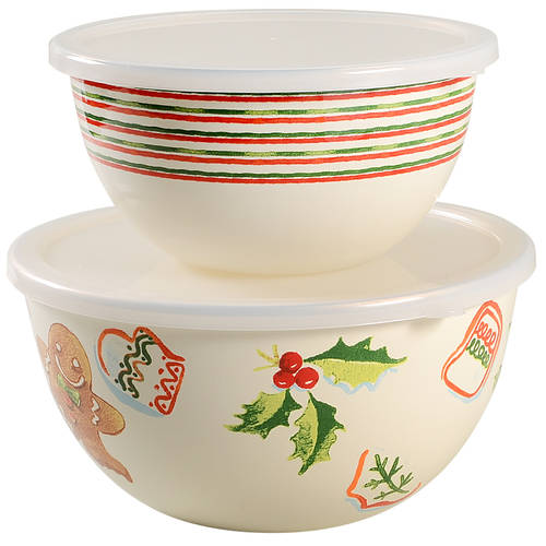 Holiday (Dimension) (2 Pc) Metal Bowl Set