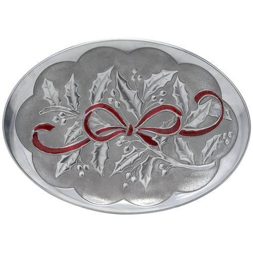 Holiday (Dimension) 10" Metal Oval Tray