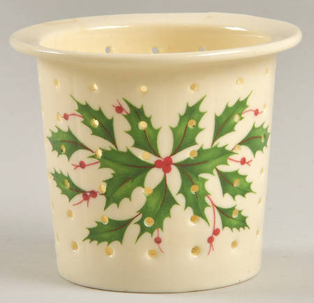 Holiday (Dimension) Ceramic Infuser for Individual Glass Teapot