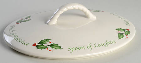 Holiday (Dimension) Lid for 1.5 Quart Oval Covered Casserole