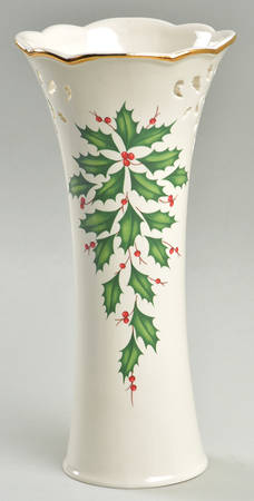 Holiday (Dimension) 7" Pierced Bud Vase