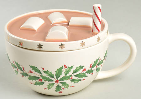 Holiday (Dimension) Figural Candy Box & Lid