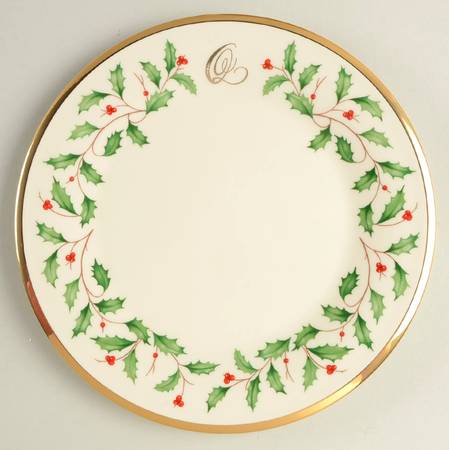 Holiday (Dimension) Accent Salad Plate Mono "Q"
